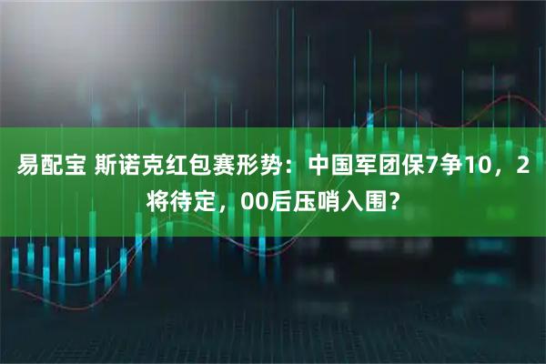易配宝 斯诺克红包赛形势：中国军团保7争10，2将待定，00后压哨入围？